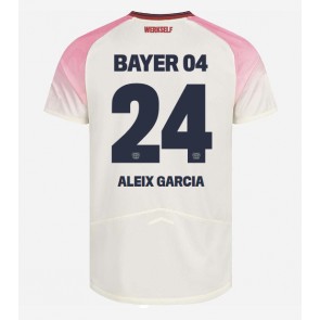 Billiga Bayer Leverkusen Aleix Garcia #24 Bortatröja 2025-26 Kortärmad